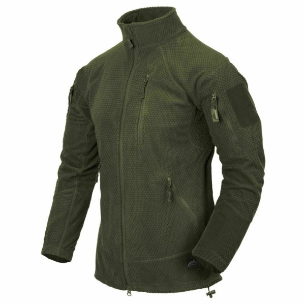 Helikon Tex Alpha Tactical Grid Fleece Jacket Jacke Olive Green Grün UTL Securit 